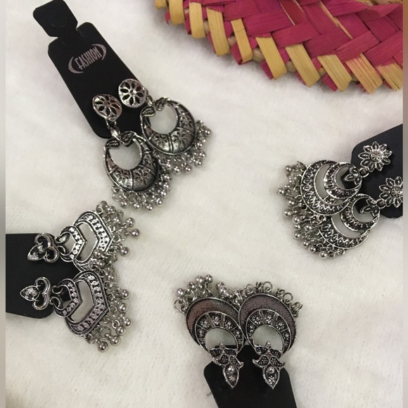 ✨Combo Buy 4 Small Chandbali Earrings at 499/- - Picture 8 of 8